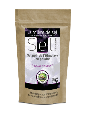 Sel noir en poudre de l'Himalaya 275g