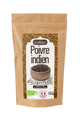 Poivre noir Indien BIO & EQUITABLE 100g