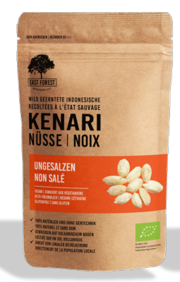 Noix de Kenari - Non salé - 80g