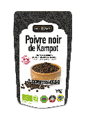 Poivre noir de Kampot BIO & EQUITABLE (sachet 100g)