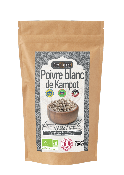 Poivre blanc de Kampot en grain BIO & EQUITABLE (sachet 100g)