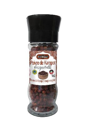 Poivre rouge de Kampot BIO & EQUITABLE 45g